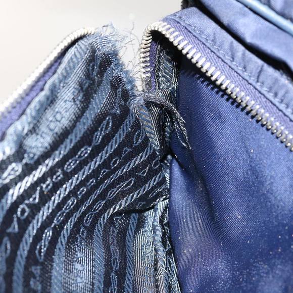 PRADA Shoulder Bag Nylon Navy Auth ac2599 - Picture 8 of 16